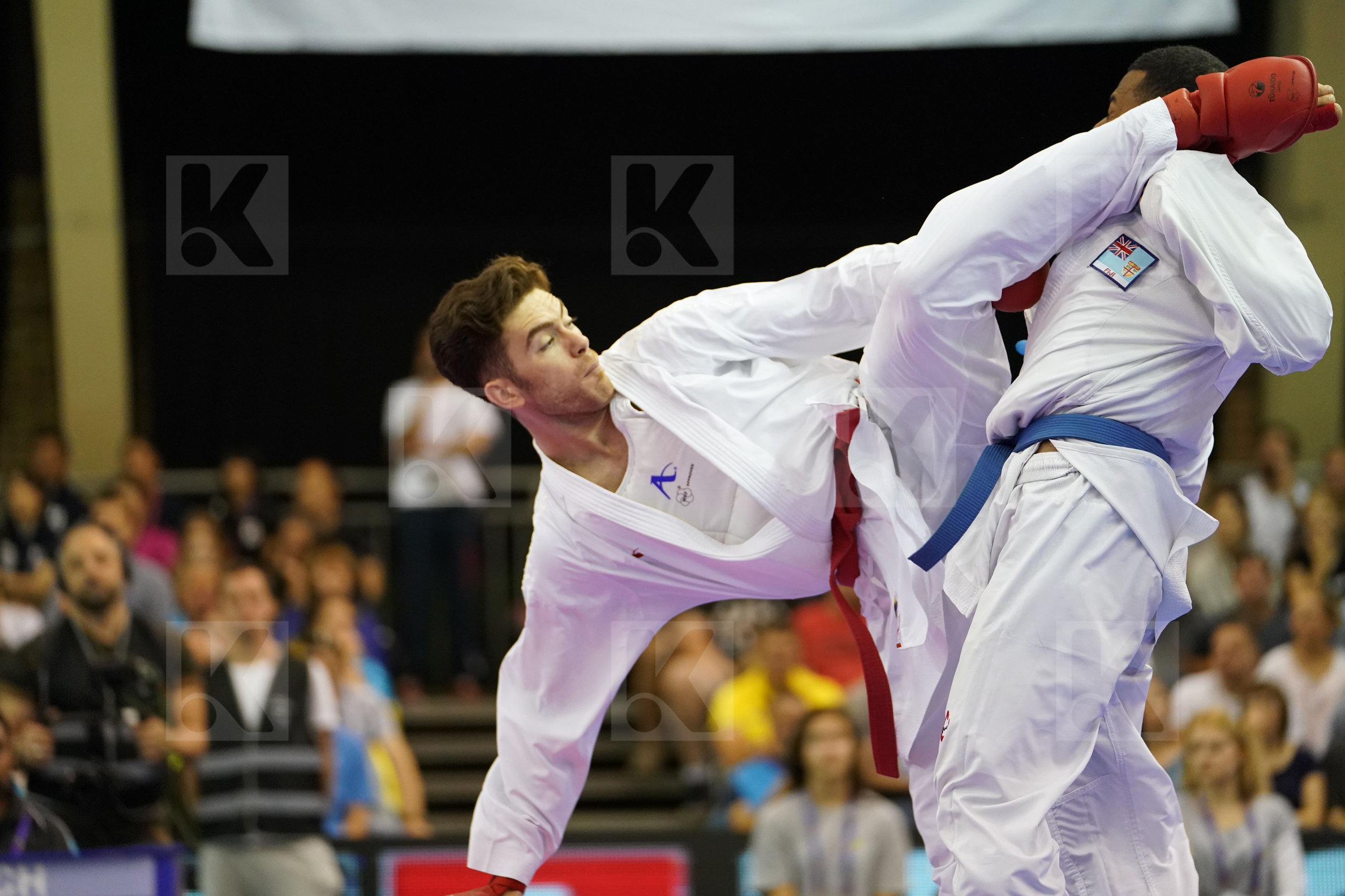 Asiabari Aliasghar Fidji Iran Islamic Republic of Male Kumite -75kg Veremalua Joji